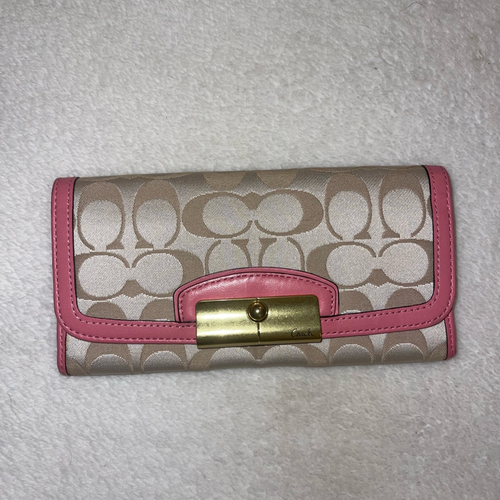COACH Monogram Long Billfold Wallet